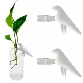 Hydroponic Plant Stem Scaffold Bird-Shaped Plant Stem Support Holder Reusable Home Hydroponic Plant Retaining Support 11.6x8x4cm