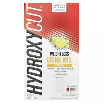 Hydroxycut, Смесь для похудения, лимонад, 21 пакетик, 2,2 унции (63 г)