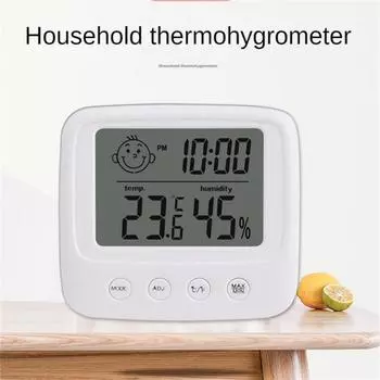 Hygrometer Gauge Accurate Readings Easy To Use Convenient Lcd Display Thermometer Precise Smart Temperature Sensor Thermometer