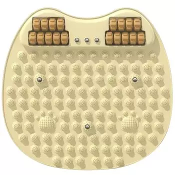 HYILUFEI точечный массаж стоп, акупрессурный массажер для ног, акупрессурный коврик для ног для дома, эргономичный точечный массаж стоп, давление на стопы жёлтый