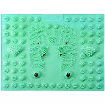 HYILUFEI точечный массаж стоп, акупрессурный массажер для ног, акупрессурный коврик для ног для дома, эргономичный точечный массаж стоп, давление на стопы зелёный