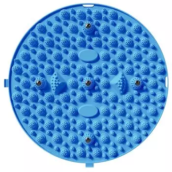 HYILUFEI точечный массаж стоп, акупрессурный массажер для ног, акупрессурный коврик для ног для дома, эргономичный точечный массаж стоп, давление на стопы синий