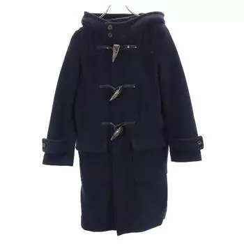 HYKE made in Japan Duffel coat 1 Navy system Women Used