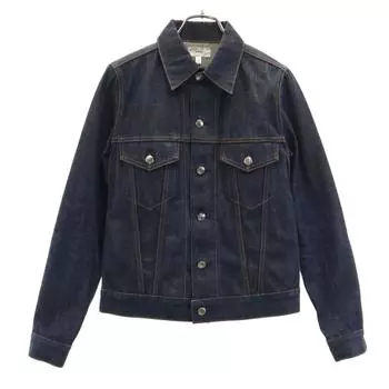 HYKE сделано в Японии Джинсовая куртка 2 Темно-синий система джинсы Женская Б/У