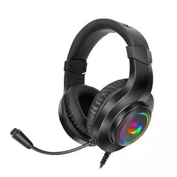HYLAS H260 RGB игровые наушники, 3,5 мм объемный звук компьютерная гарнитура для ПК наушники микрофон для PS4 Switch Xbox-one
