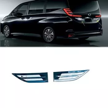 Hyorabyn New Voxy 90 Noah 90 Series Задняя номерная пластина Боковая отделка Крышка Задняя дверь Эмблема на дверь багажника Боковая рамка Аксессуары для украшения 2 шт. Применимые