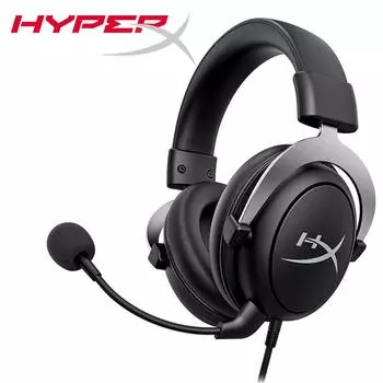 HyperX CloudX, официальная игровая гарнитура с лицензией Xbox, Xbox One и Xbox, амбушюры из пеноматериала с эффектом памяти, съемный микрофон с шумоподавлением, встроенные элементы управления звуком