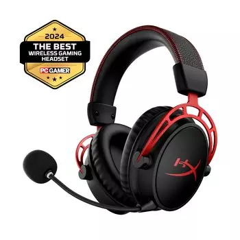HyperX HyperX Cloud Alpha Беспроводная игровая гарнитура 300 часов DTS Audio Красный ПК/коммутатор 4P5D4AA