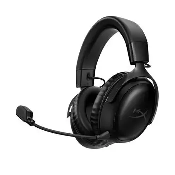 HyperX HyperX Cloud III Беспроводная игровая гарнитура DTS Spatial Audio с 53-мм драйвером Cloud II Comfort Black Xbox Nintendo Mobile 77Z45AA
