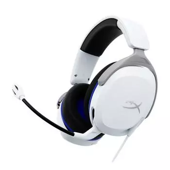 HyperX HyperX Cloud Stinger 2 Core PlayStation Игровая гарнитура Совместимость с PS 260 г Легкая Белая Гарантия 2 года Домашняя работа Удаленная работа Видеоконференция
