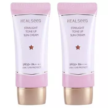 (Hypoallergenic) Healseed Tone-up Sun Cream (white skin) SPF50+ PA++++, 2 pcs., 60ml