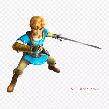 Hyrule Definitive Edition Link Hyrule The Legend Of Br Утюг на теплопередаче Печать Виниловые нашивки Наклейка для одежды DIY Аппликации Моющиеся нашивки