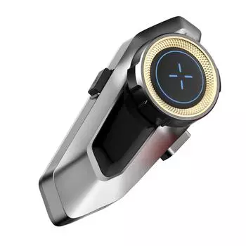 Hysnox H10 Мотоциклетный шлем Интерком Групповой Интерком на 10 Человек До 2000M CVC Шумоподавление серебряный