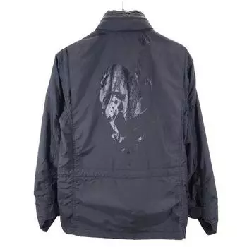 HYSTERIC Back Print Nylon jacket FREE Ripstop fabric with mesh lining Men s Used