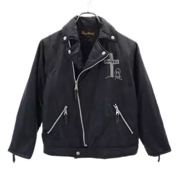 HYSTERIC Дизайн в стиле райдера Куртка с утеплителем 140 см черный Детская Б/У