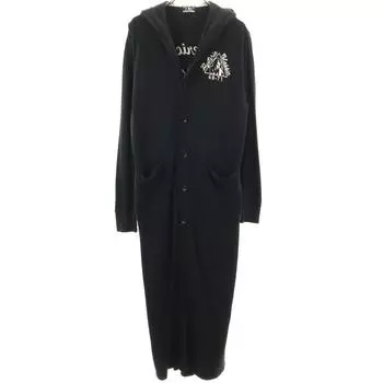 HYSTERIC GLAMOUR Chain embroidery Long sleeve long Parker FREE black Men s Used