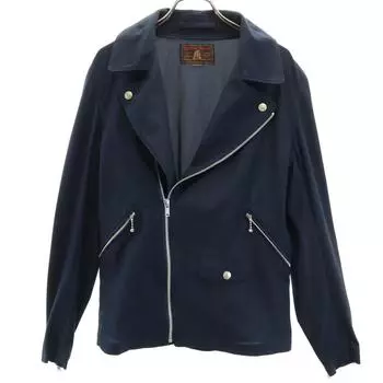 HYSTERIC GLAMOUR Double riders jacket M Navy Women Used
