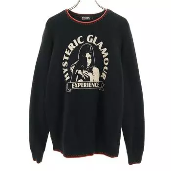 HYSTERIC GLAMOUR made in Japan Long sleeve sweat trainer S Back brushed Men s Used