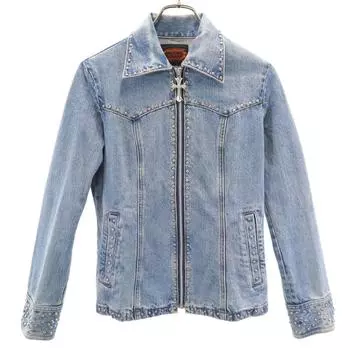 HYSTERICS 00s Studs Denim Jacket free blue Women Used