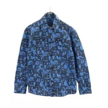 HYSTERICS made in Japan Overall handle Jacket S Bluish stretch Men s Used