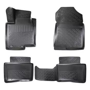 Hyundai i20 (After 2020) High-Quality and Durable Rubber Car Floor Mats - Odorless, Non-Slip, Long-Lasting