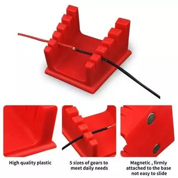 HZY ABS сварочная проволока, деталь 3D-принтера с двумя большими присосками, магнитный кронштейн, сварочный настольный зажим для пайки материнской платы
