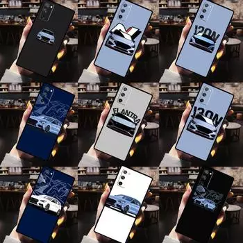 I30N синий автомобильный чехол для Samsung Galaxy S20 FE S9 S10 Plus Note 10 Note 20 S21 S22 Ultra, задняя крышка телефона Galaxy S9