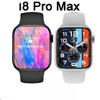 i8 Pro Max Smartwatch Bluetooth Call Мужские спортивные артериальное давление кислород Женские пользовательские часы циферблат серии 8 Smart Watch PK i7 Pro Max розовый