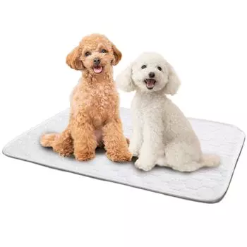 и экологически чистый моющийся комплект для домашних животных водонепроницаемый набор супер туалета для пописов маленький большой старший белый S Многоразовые удобные простыни, простыни, коврики, белый
