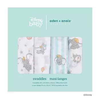 и Anay Swaddle Swaddle ESWC40007DIJB дамбо новые высоты 112x112 см [Aiden Essentials] (х 4)