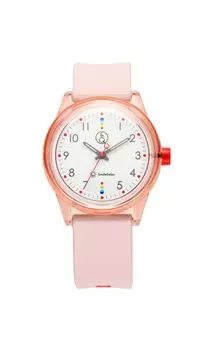 и Cue Smile Watch Pink [Cue Solar] R02A-001VK женские детские розовый