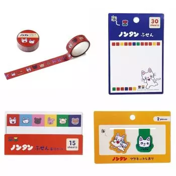 и Детское Время Исследований Книга с картинками Набор аксессуаров с персонажами Липкий Магнитный [Институт Родительства] (Малярный скотч, Заметки, Закладки)