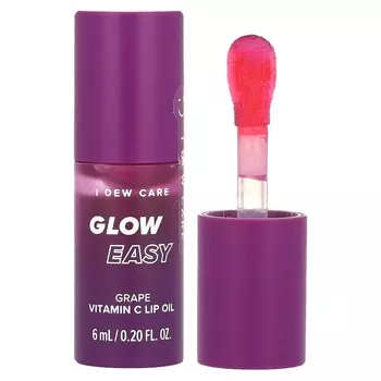 I Dew Care, Glow Easy, масло для губ с витамином С, виноград, 0,20 жидких унций (6ml)