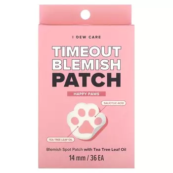 I Dew Care, патчи для проблемной кожи Time Out, Happy Four, 36 патчей