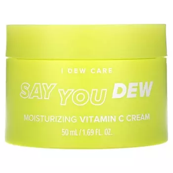 I Dew Care, Say You Dew, увлажняющий крем с витамином С, 50 мл (1,69 жидких унций)