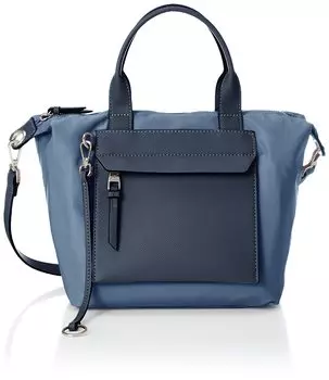 и дневная сумка-тоут Pikin Nylon Tote 310g 2WAY серо-голубой [Double Night] № 15069 женская