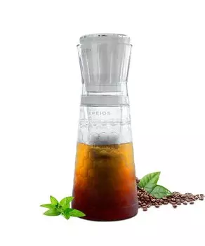 и Epeios Electric Cold Brew Coffee Pot Полностью автоматический Cold Brew Coffee Dutch Coffee Горячий кофе с крышкой Стакан для кофе Холодный кофе