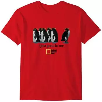 I Just Gotta Be Me Penguin T-shirt Gift Idea Vintage Cool t-shirt fun gift Retro tee Festival Tee Nat Geo Funny T-Shirt 4XL