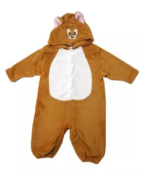 и кигуруми Кигуруми с капюшоном из пушистого флиса кигуруми Tom Jerry Одежда для мальчиков и девочек [Tom Jerry] Детская