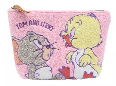 и косметичка пастельно-розовая 61 [Том Джерри]