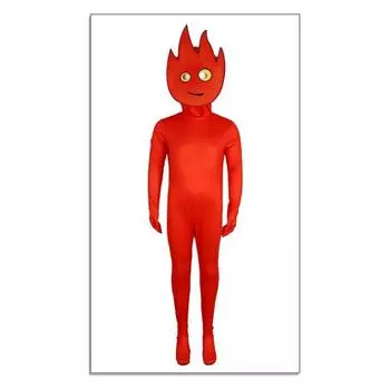 И Косплеи Водяной Девочки Огненного Мальчика Костюмы Комбинезон на Все Тело для Игрового Выступления 110 cm