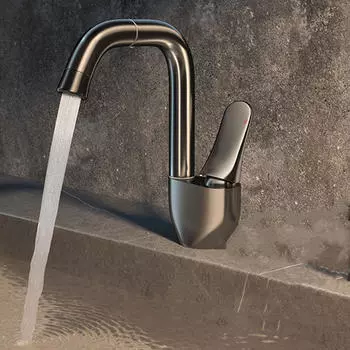 и кран для холодной воды для ванной комнаты, раковины, однорычажный латунный кухонный кран для туалетного столика Chrome