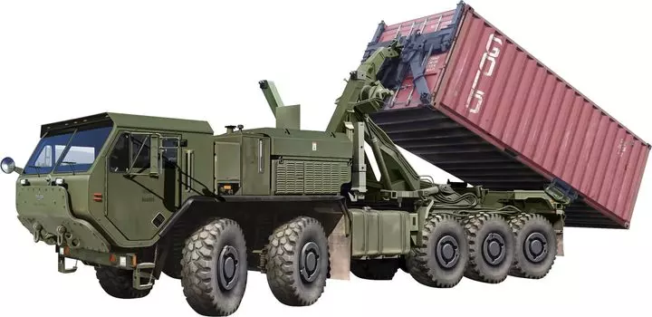 I Love Kit LVSR MKR18 Грузовой контейнер Пластиковая модель ILK63550 1/35 Трактор/20 футов