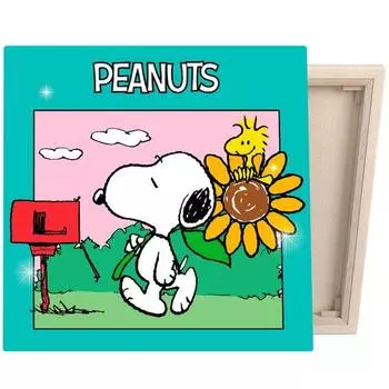 I Love Painting Peanuts DIY CUBIC PAINTING 2525см, Подсолнух Снупи, 1 шт. Популярные корейские игрушки