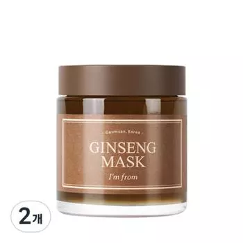 I m From Ginseng Mask 120g, 1 pack, 2 pieces