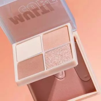 I M MEME Мини-палетка теней для век Multicube 4 цвета (Отдельный товар/Акция) Vanilla Double Shot