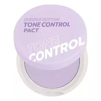 I M MEME Purple Cotton Control Pact 9,5 г, кремово-фиолетовый, 1 шт.