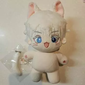 I m Selling A 20cm Jujutsu Rotating Gojo Cat Version Cotton Doll!