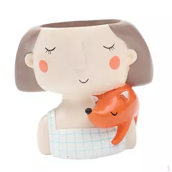 И мальчик с мультяшным дизайном, украшение для рабочего стола из смолы C