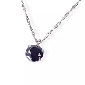 и Me Jewelry Чистая платина натуральный черный бриллиант большой карат маленький кулон-ожерелье с одной 4006 32908 оберткой [You Box] 0,5 бриллианта! [Апрель